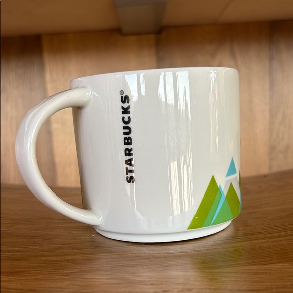 Starbucks Seattle Mug - White, Blue, and Green - Picture 4 of 5
